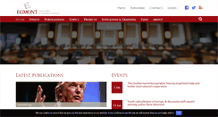 Desktop Screenshot of egmontinstitute.be