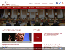 Tablet Screenshot of egmontinstitute.be